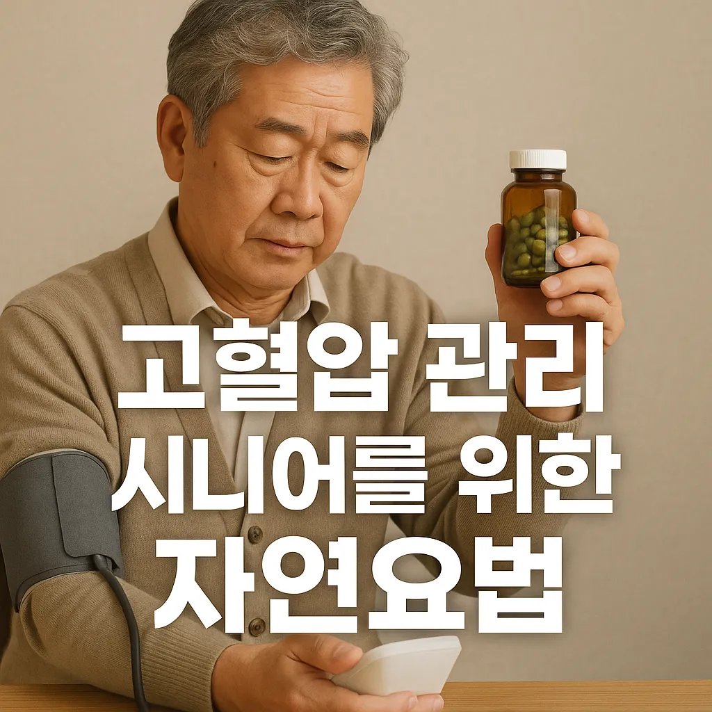 고혈압 관리, 시니어를 위한 자연요법.webp