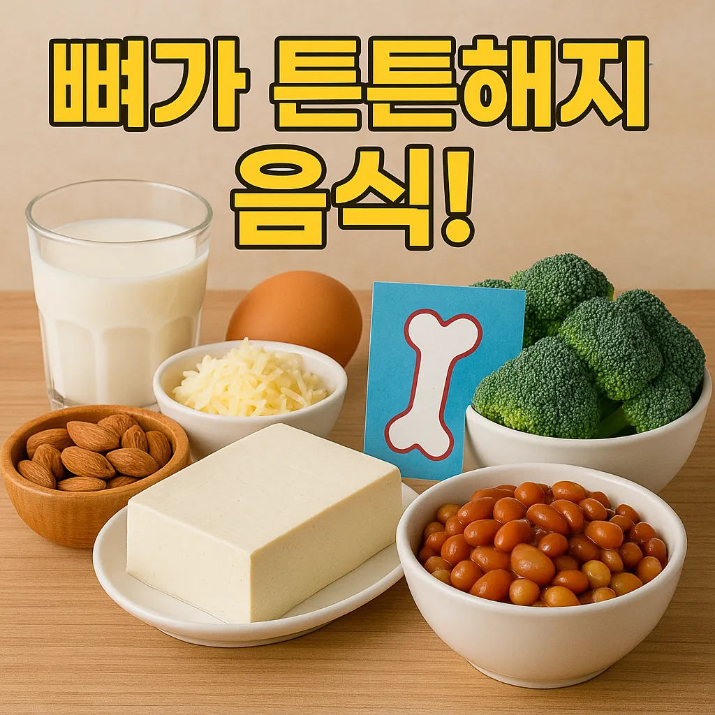 골다공증 예방 식단의 핵심 재료는?
