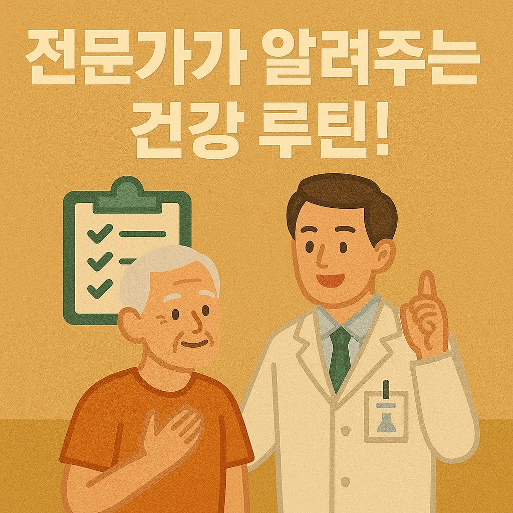 노인 건강 루틴, 전문가 추천