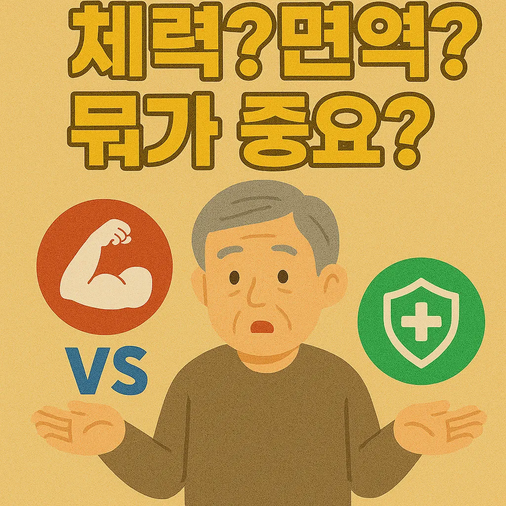 면역력 강화 VS 체력 유지, 시니어에게 더 중요한 건.webp