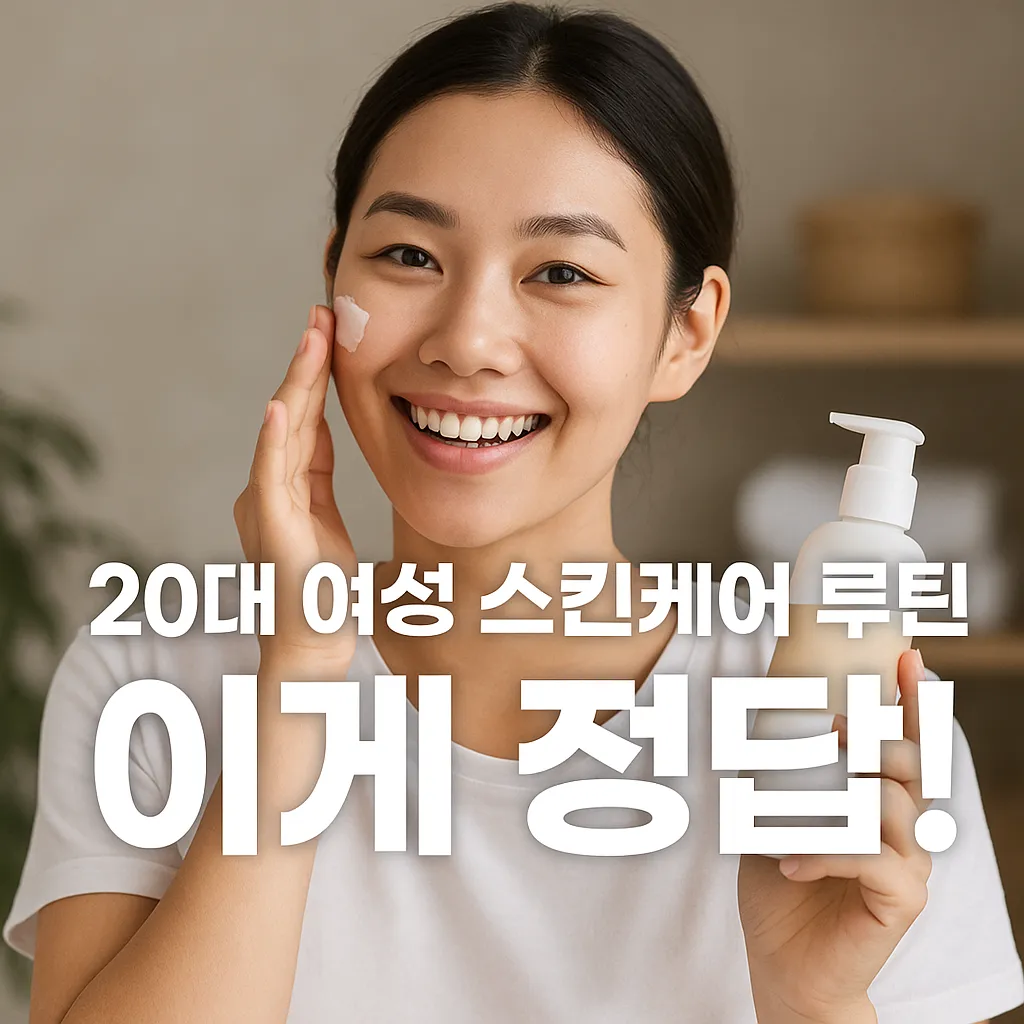 20대 여성 스킨케어 루틴, 이렇게 하면 완벽.webp