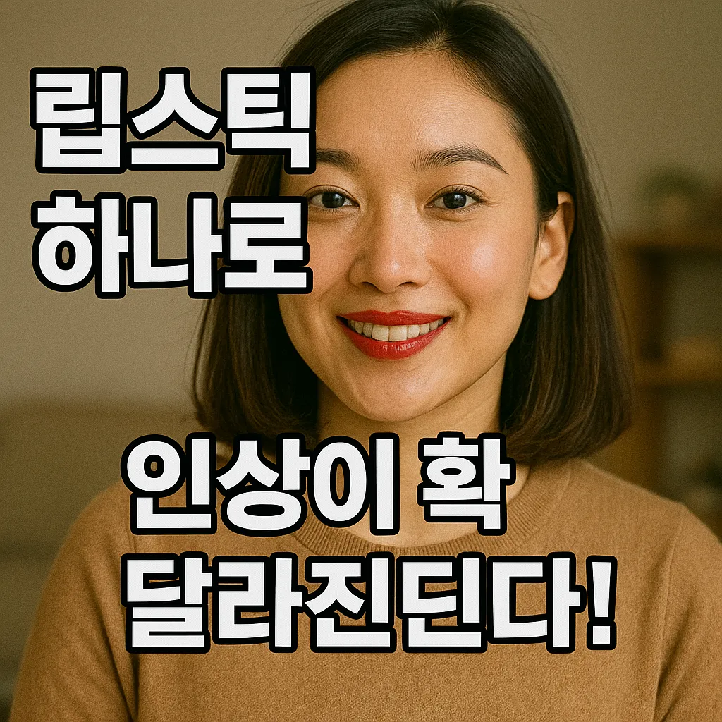 립스틱 하나로 달라지는 인상 변화.webp