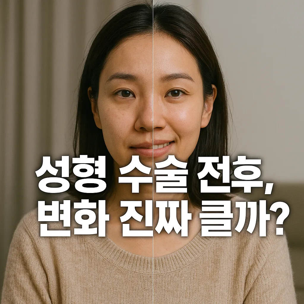 성형 수술 전후, 어떤 변화가 가장 크나.webp