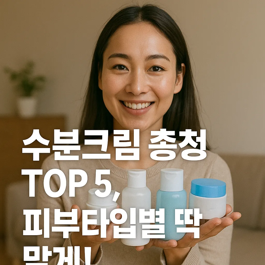 수분크림 추천 TOP 5, 피부타입별 가이드.webp