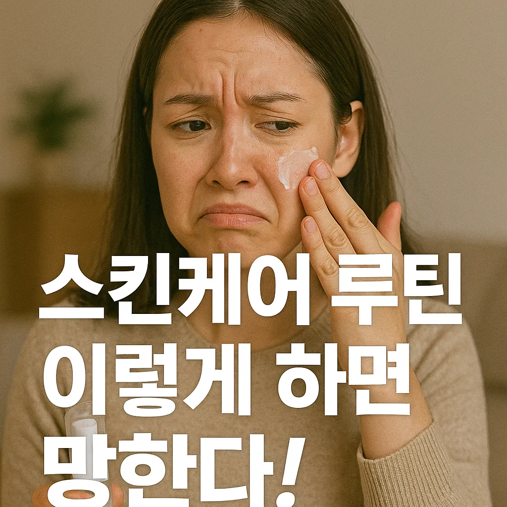 스킨케어 루틴이 잘못된 예시.webp