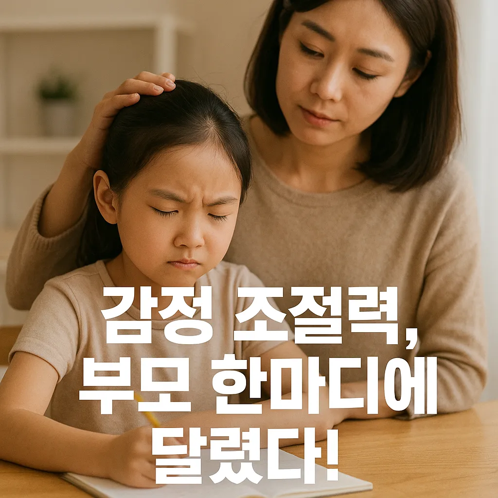 아이의 감정 조절력, 부모의 한마디로 달라진다.webp