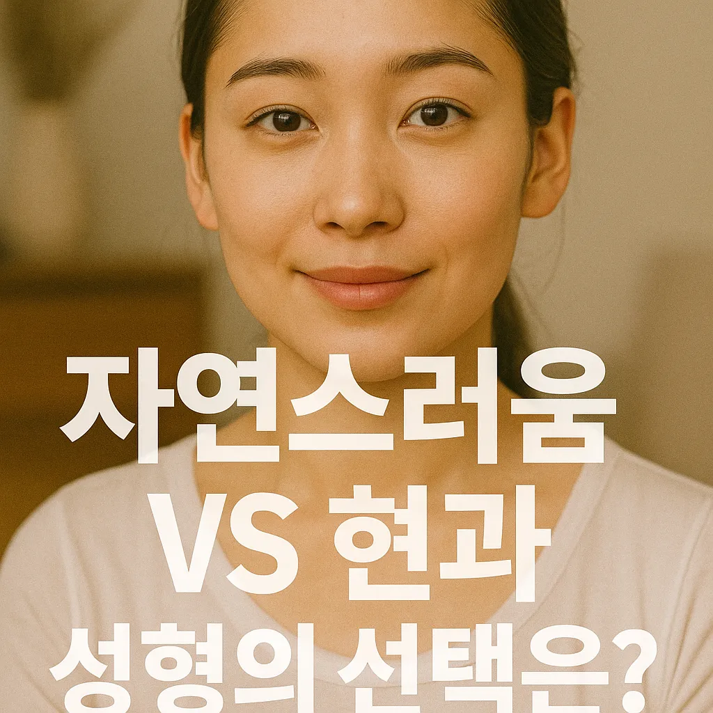 자연스러운 성형 VS 명확한 변화, 선택은?