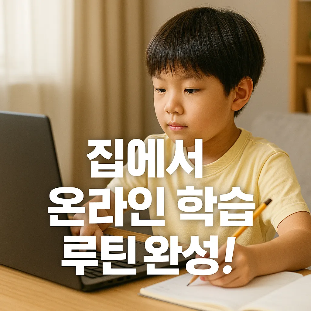 집에서도 가능한 온라인 학습 루틴 만들기.webp