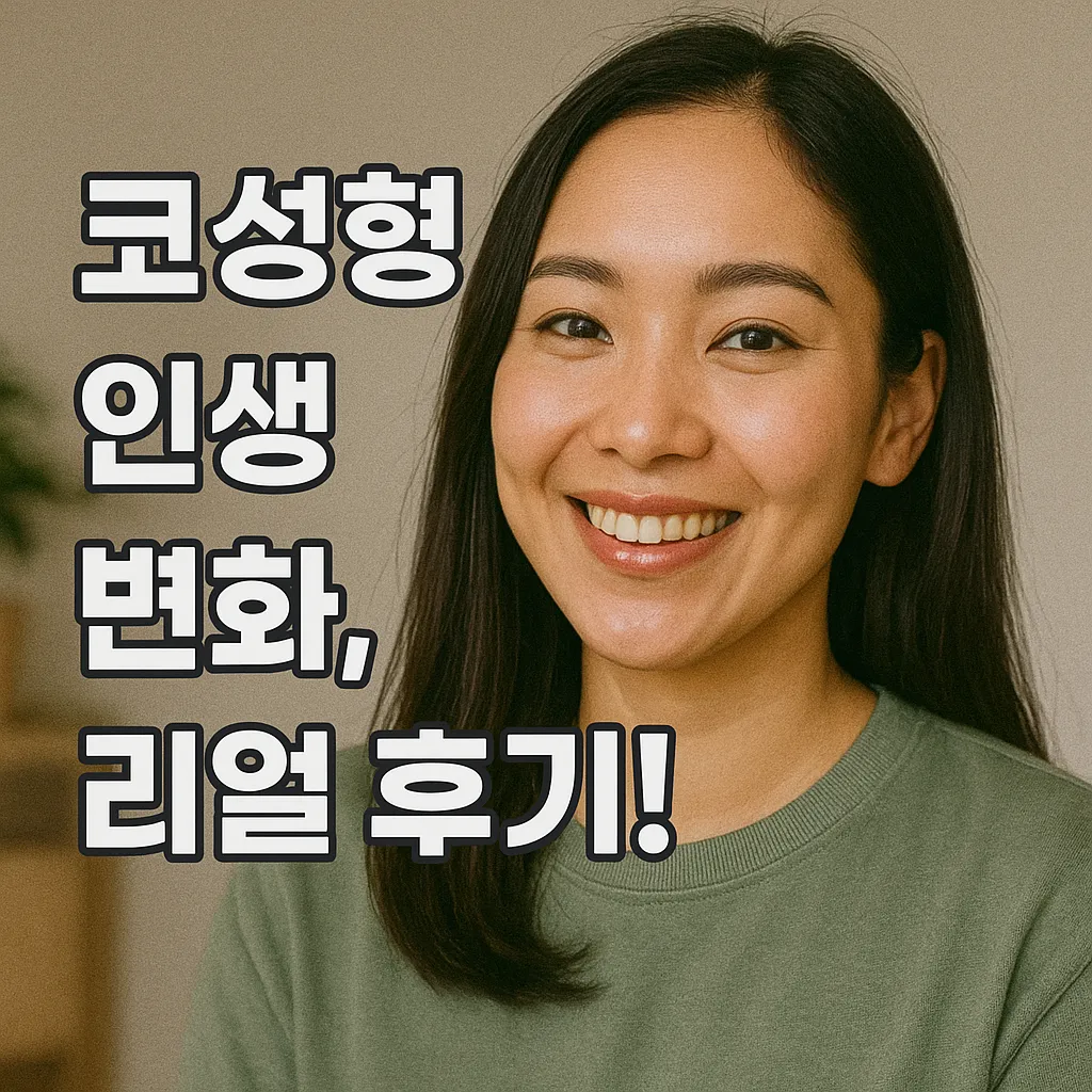 코성형 후 달라진 인생, 진짜 후기 공개.webp