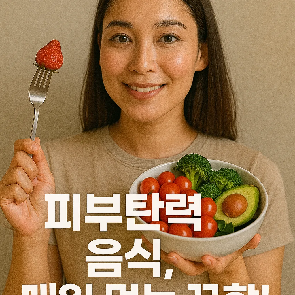 피부탄력에 좋은 음식, 매일 먹는 식단.webp