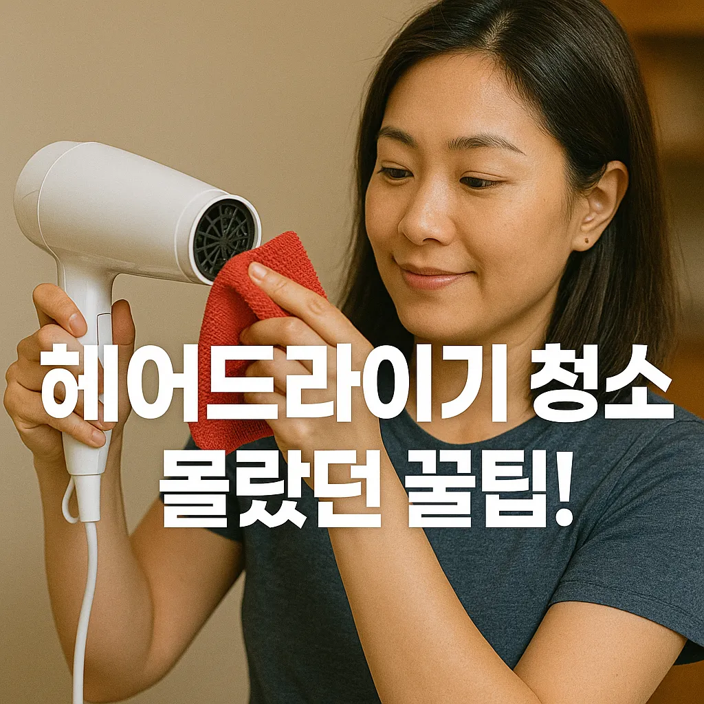 헤어드라이기 청소