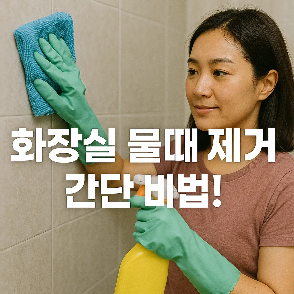 화장실 물때 제거