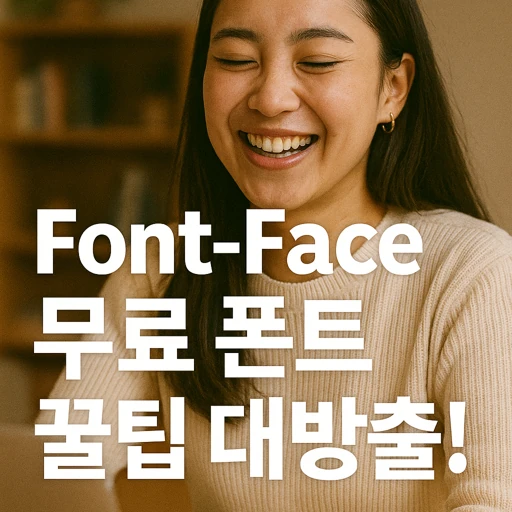 Font-Face 무료 폰트.webp