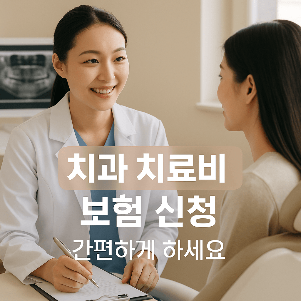 2025년 치과 치료비 보험 신청과 건강보험 지원 완전정복