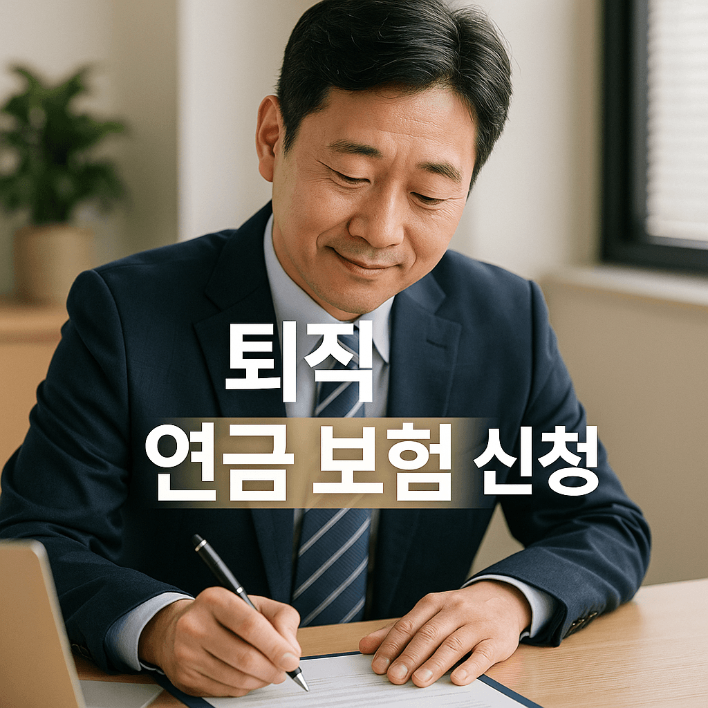 퇴직 연금 보험 신청