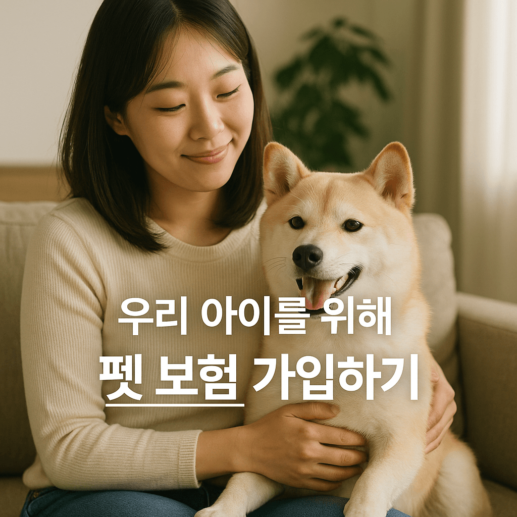 펫 보험 가입하기