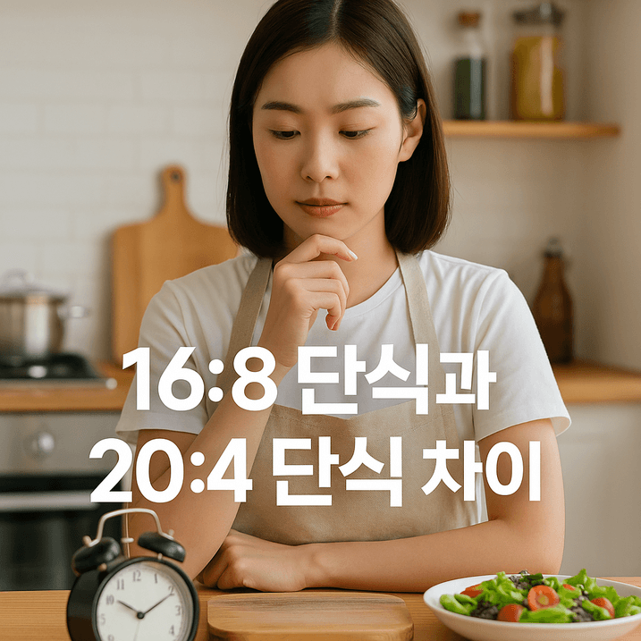 16 8 단식과 20 4 단식 차이