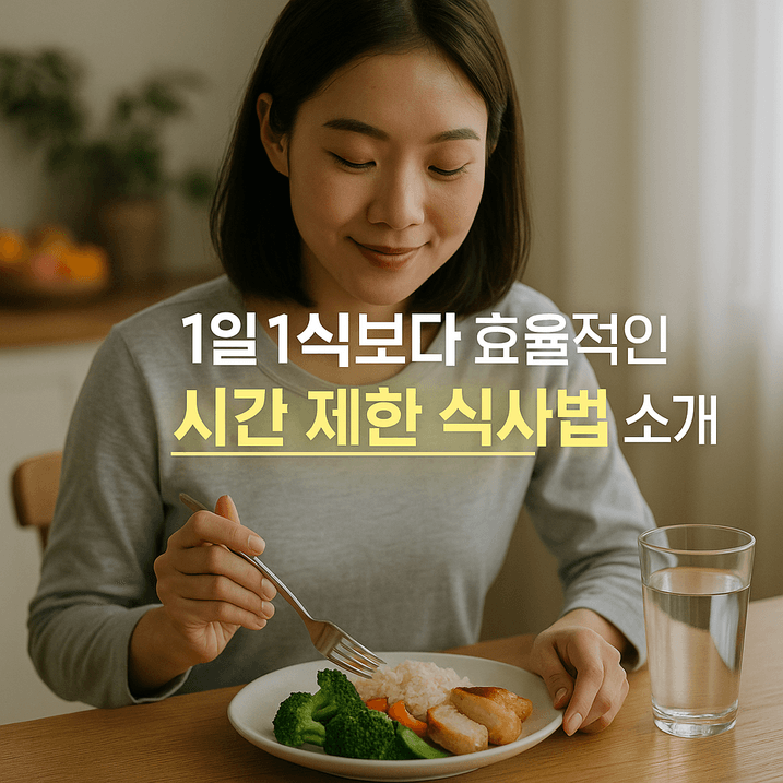 1일 1식보다 효율적인 시간 제한 식사법, 건강 효과와 연구 결과 총정리!