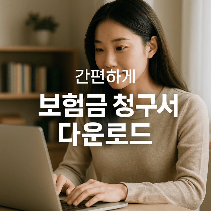 보험금 청구서 다운로드 및 신청법 완전 정복 가이드