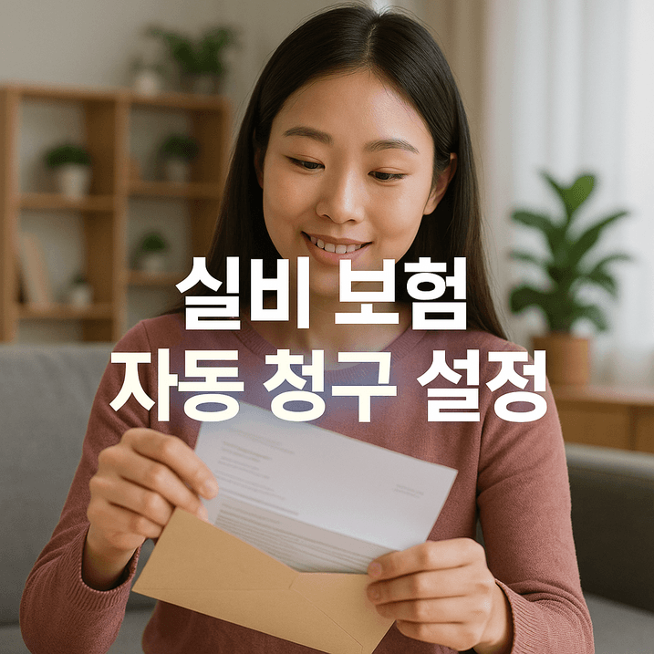 실비보험 자동 청구 설정 방법 및 절차 안내 (2025년 기준)