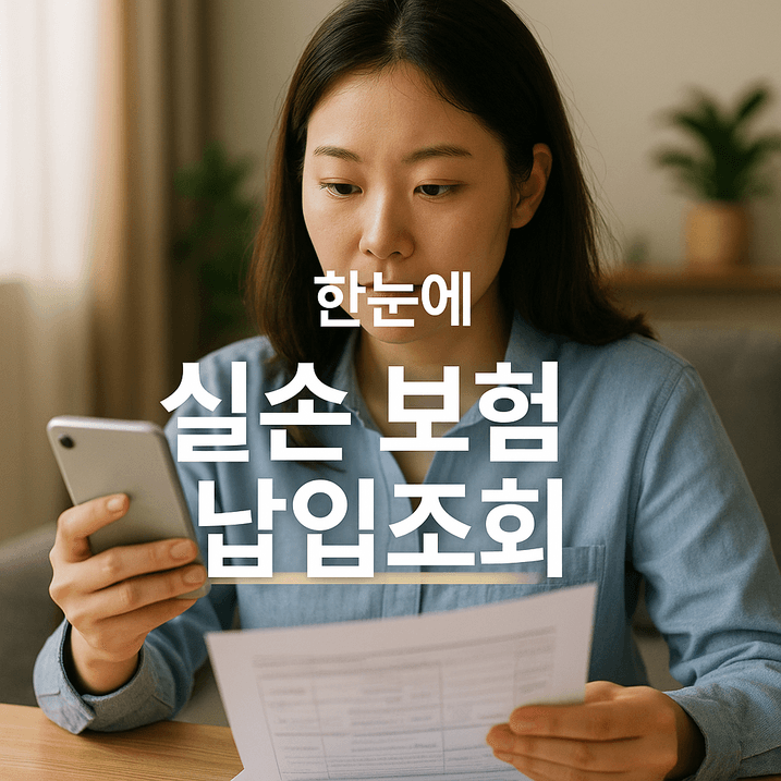 실손 보험 납입조회