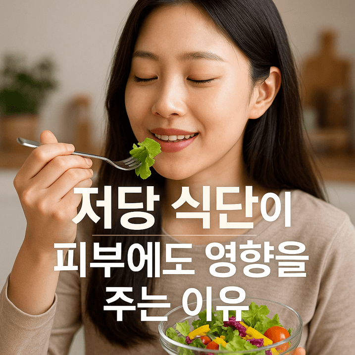 저당 식단이 피부에 미치는 충격적인 영향 6가지