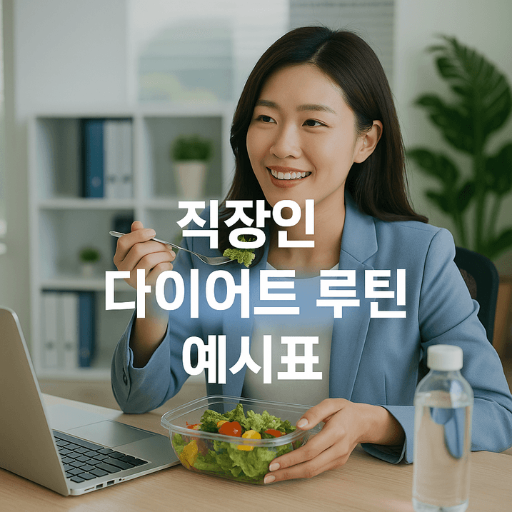 2025년 직장인 다이어트 핵심 루틴 완벽 가이드