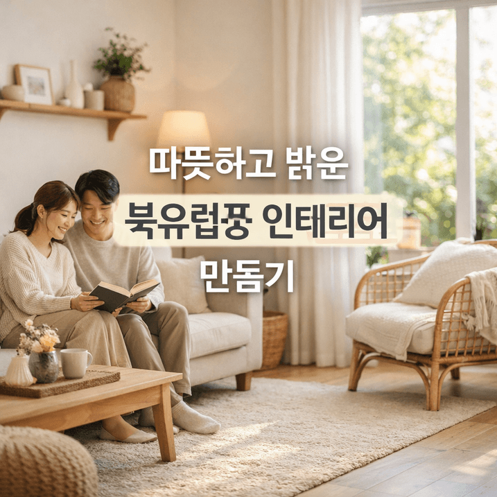 북유럽풍 인테리어: 따뜻하고 밝은 집 만들기 핵심 가이드🎨