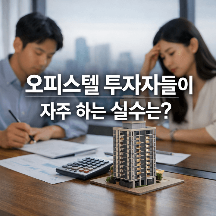 오피스텔 투자자들이 자주 하는 치명적인 7가지 실수