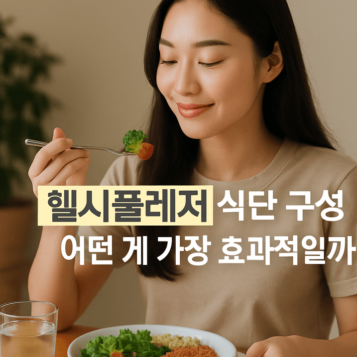 헬시플레저 식단 구성, 이게 진짜 효과 좋은 비법입니다!