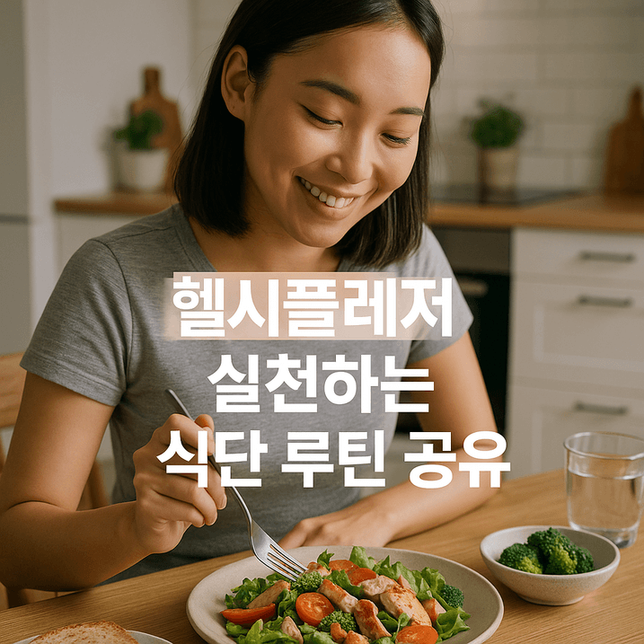 2025 헬시플레저 실천하는 식단 루틴 완전 정복!
