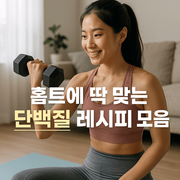 홈트에 딱 맞는 단백질 레시피 10가지 모음: 근력 운동 후 꼭 먹어야 할 단백질 메뉴 추천