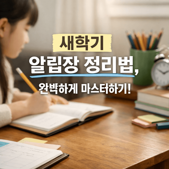 새학기 알림장 정리법 7단계 완전공개 꿀팁