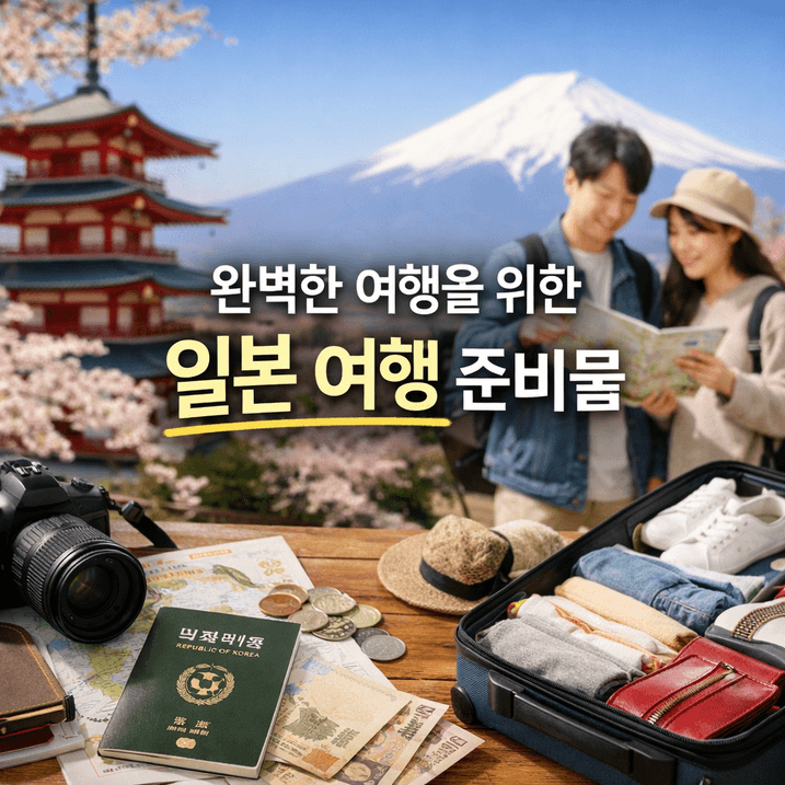 일본 여행 준비물 총정리 2026