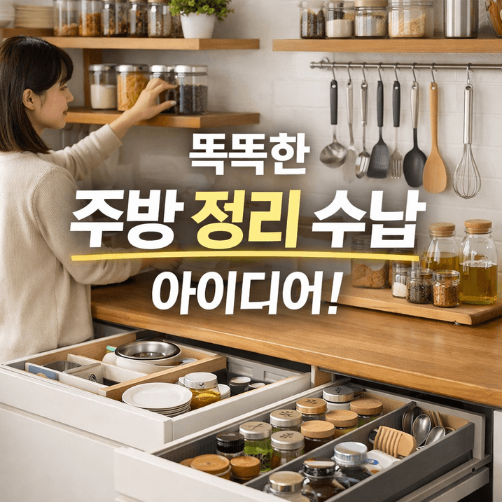 주방 정리 수납 2026년 실전 팁